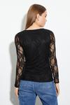 Dorothy Perkins Lace Square Neck Long Sleeve Top thumbnail 3