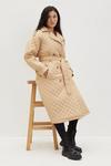 Dorothy Perkins Diamond Quilted Trench Coat thumbnail 2