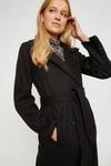 Dorothy Perkins Double Breasted Longline Belted Coat thumbnail 1