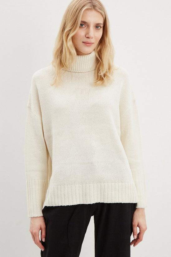 Dorothy Perkins Roll Neck Slouchy Jumper 1