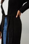 Dorothy Perkins Open Collar Longline Belted Cardigan thumbnail 4