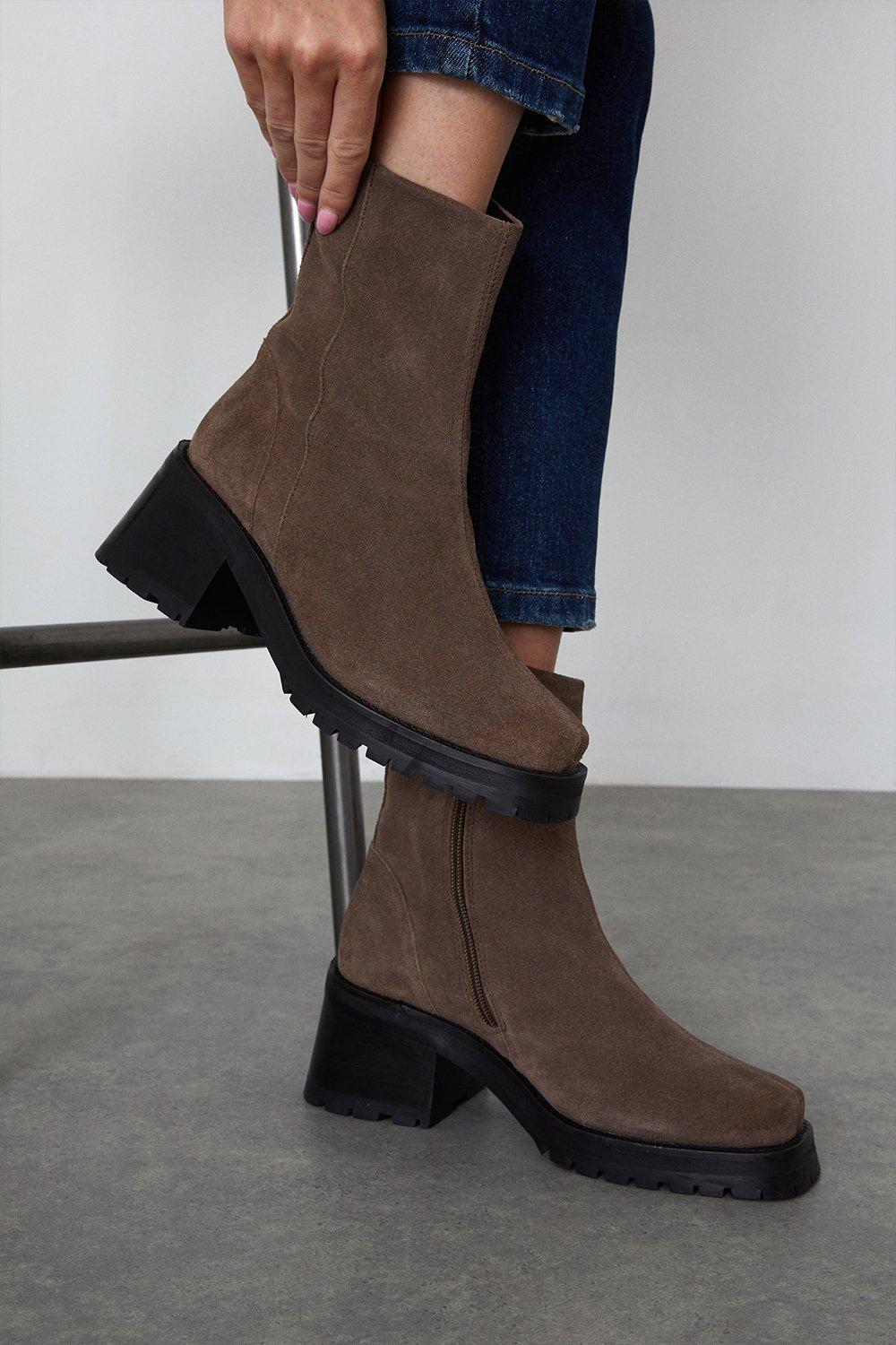 Womens Principles: Lia Soft Leather Ankle Boots