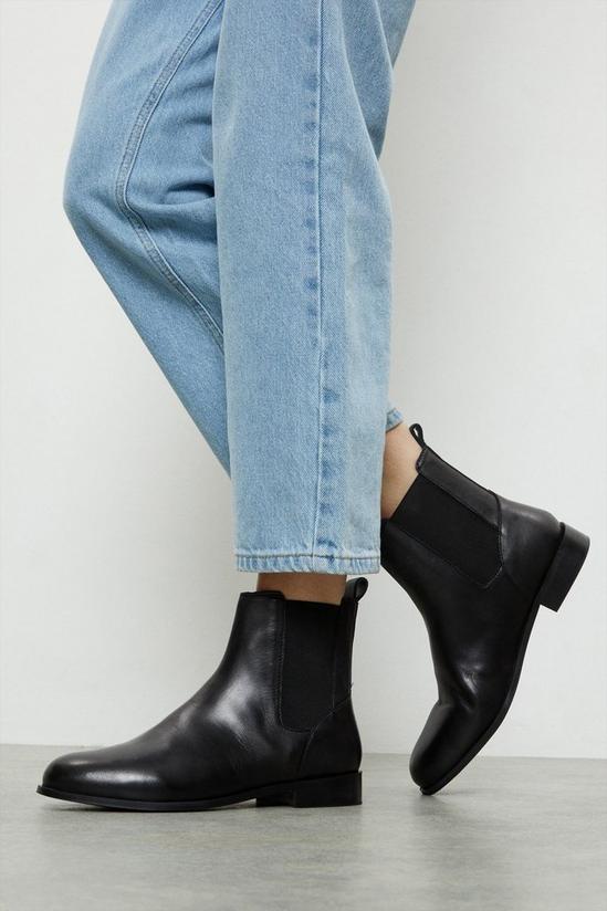 Good For the Sole Good For The Sole: Wide Fit Leather Lucia Chelsea Boots 1