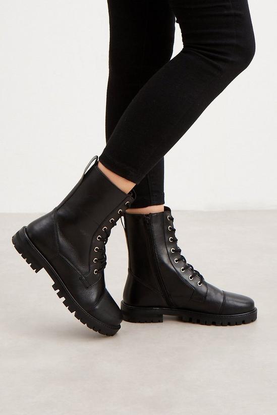 Good For the Sole Good For The Sole: Lyla Lace Up Leather Boots 3