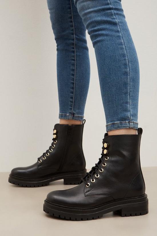 Principles Good For The Sole: Lochland Lace Up Biker Boot Leather 1