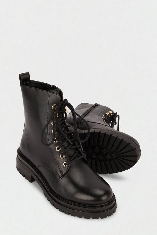 Principles Good For The Sole: Lochland Lace Up Biker Boot Leather 4