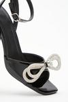 Dorothy Perkins Showcase Glamorous Diamante Bow Detail Block Heel Sandals thumbnail 3