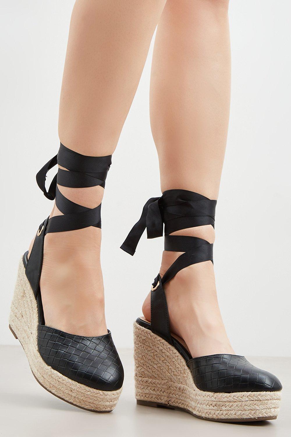 Faith hotsell nude wedges