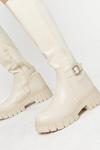 Dorothy Perkins Taurus Buckle Detail Chunky Long Boots thumbnail 4