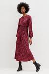 Dorothy Perkins Tall Ditsy Floral Shirred Waist Midi Dress thumbnail 1
