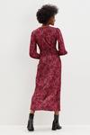 Dorothy Perkins Tall Ditsy Floral Shirred Waist Midi Dress thumbnail 3