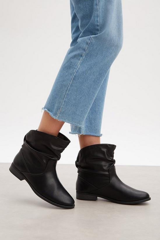 Good For the Sole Good For The Sole: Rachel Ruched Ankle Boots 1