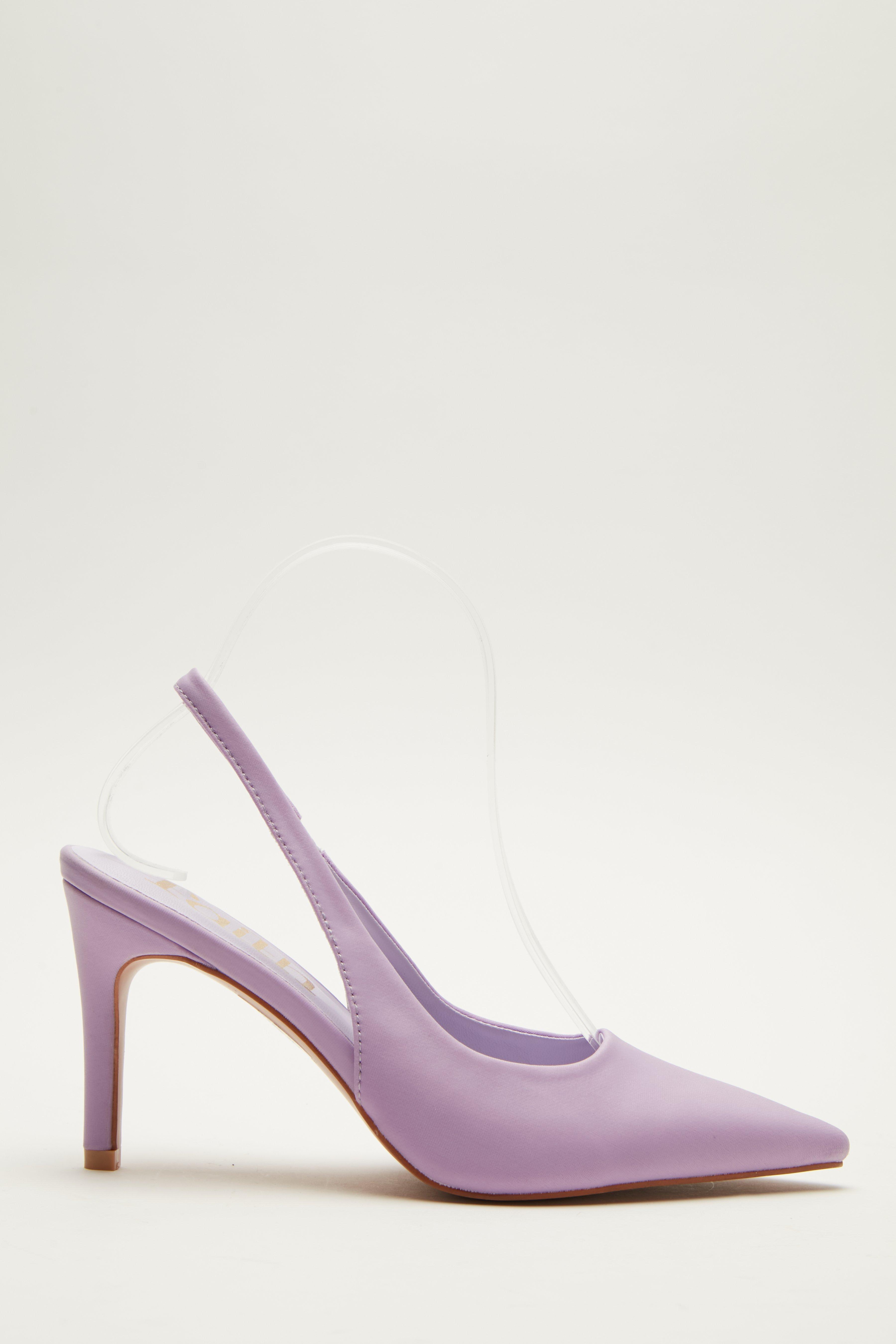 Heels Faith Elba Pointed Heeled Slingback Court Shoe Faith