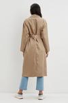 Dorothy Perkins Longline Belted Trench Coat thumbnail 3