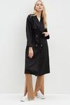 Dorothy Perkins Longline Belted Trench Coat thumbnail 2