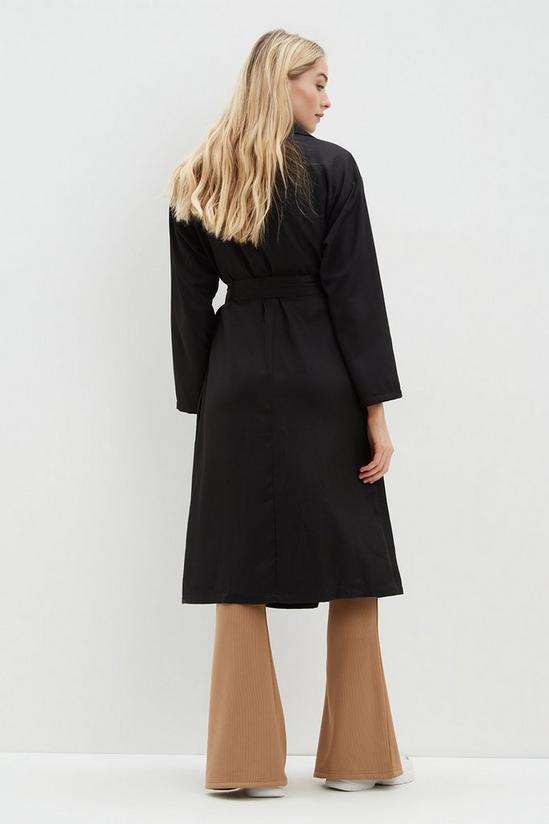 Dorothy Perkins Longline Belted Trench Coat 3