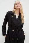 Dorothy Perkins Longline Belted Trench Coat thumbnail 4