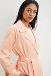Dorothy Perkins Longline Belted Trench Coat thumbnail 4