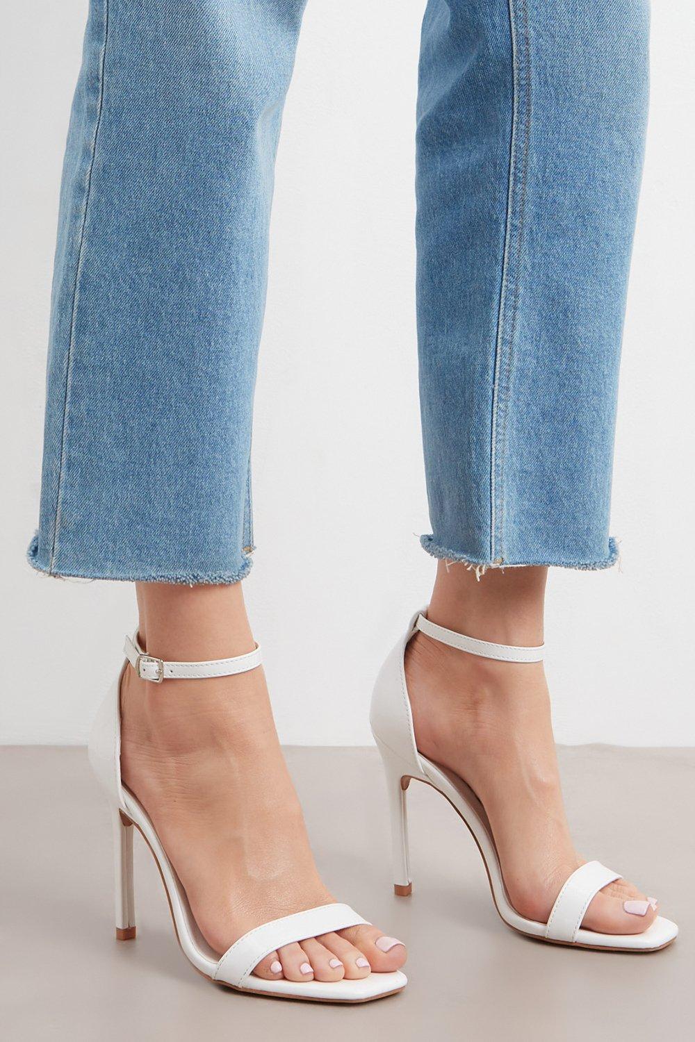 Lipsy wide fit shop barely there sandals