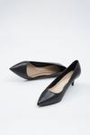Dorothy Perkins Wide Fit Dove Kitten Heeled Court Shoes thumbnail 4