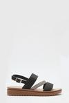 Good For the Sole Good For The Sole: Aria Extra Wide Fit Asymmetric Flat Sandal thumbnail 2