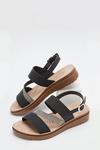 Good For the Sole Good For The Sole: Aria Extra Wide Fit Asymmetric Flat Sandal thumbnail 4