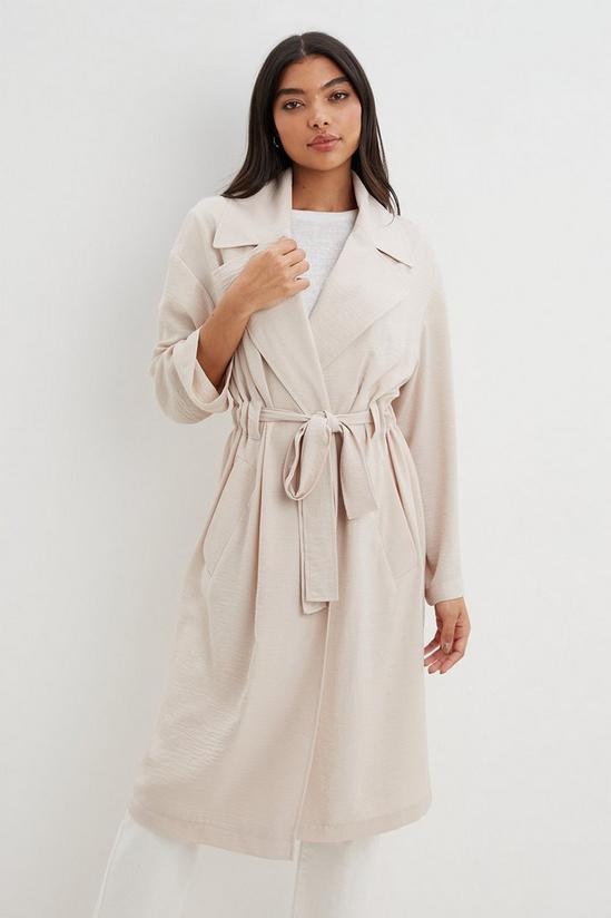 Dorothy Perkins Belted Twill Duster Coat 1