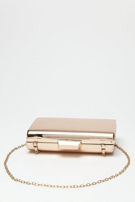 Dorothy Perkins Rose Structured Box Clutch 3