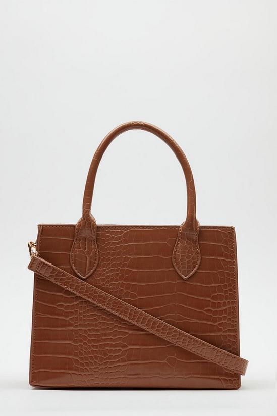 Dorothy Perkins Structured Top Handle Shopper Bag 2