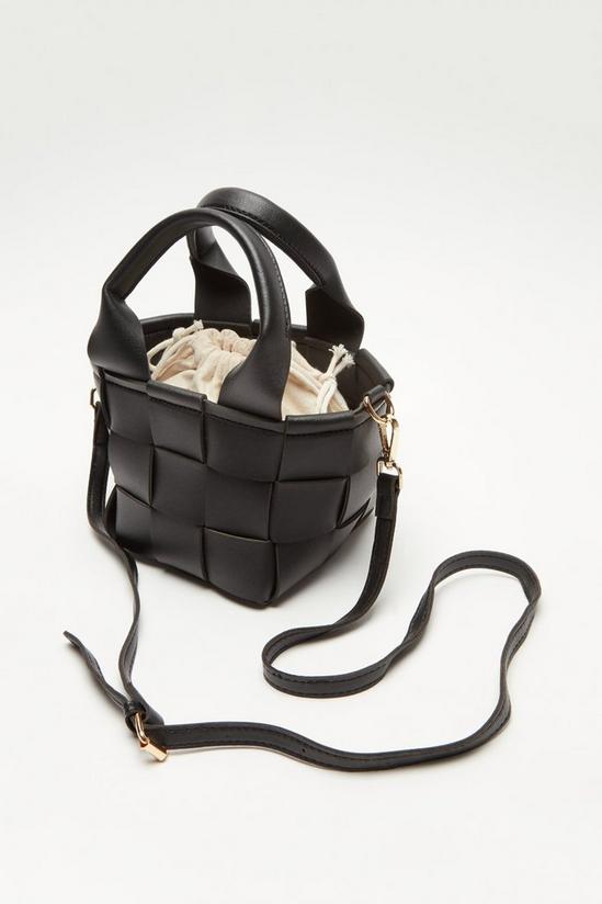 Dorothy Perkins Mini Woven Bucket Bag 3