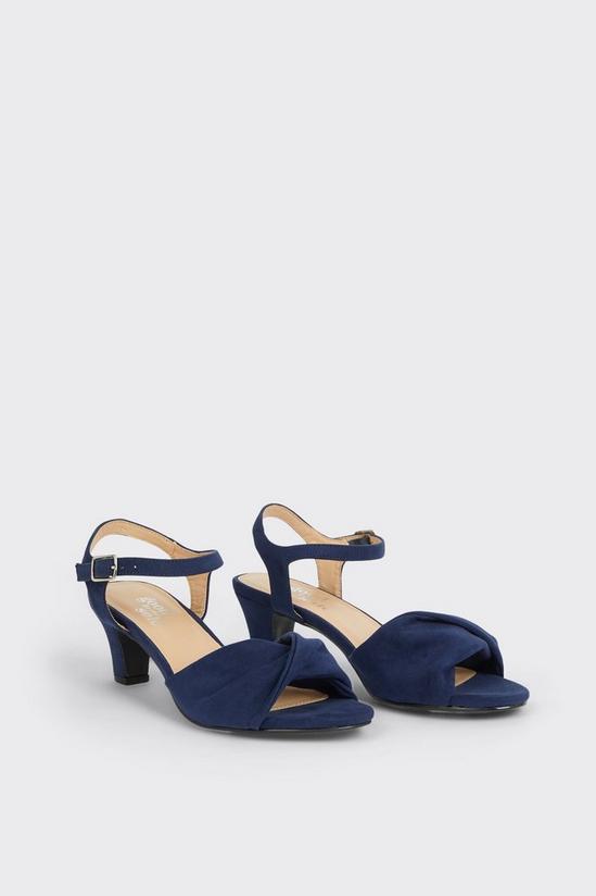 Good For the Sole Good For The Sole: Trisha Knotted Two Part Heeled Sandal 3