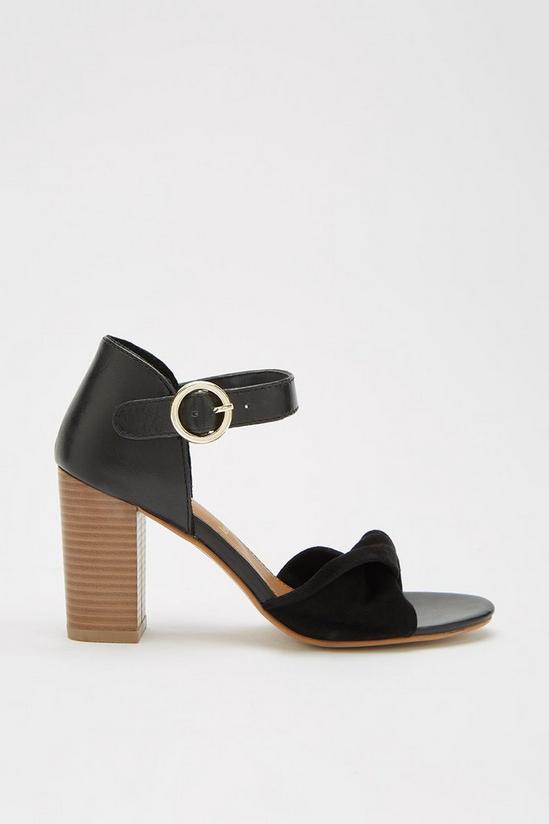 Good For the Sole Good For The Sole: Harlow Leather Stacked Two Part Sandal 2