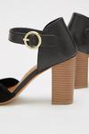 Good For the Sole Good For The Sole: Harlow Leather Stacked Two Part Sandal thumbnail 3