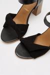 Good For the Sole Good For The Sole: Harlow Leather Stacked Two Part Sandal thumbnail 4
