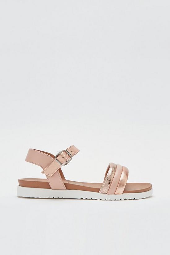 Good For the Sole Good For The Sole: Tina Leather Extra Wide Fit Flat Sandal 2