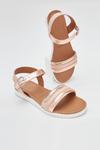 Good For the Sole Good For The Sole: Tina Leather Extra Wide Fit Flat Sandal thumbnail 4
