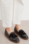 Dorothy Perkins Principles: Colette Leather Fringed Loafers thumbnail 1