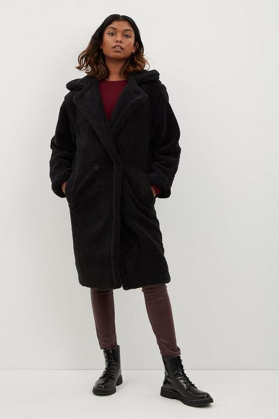 Dorothy Perkins Premium Long Teddy Coat 1