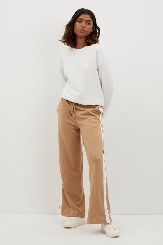 Dorothy Perkins Tan Panelled Wide Leg Trousers 2
