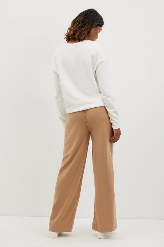 Dorothy Perkins Tan Panelled Wide Leg Trousers 3