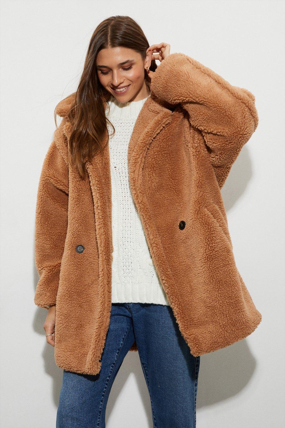 Dorothy perkins teddy store coat