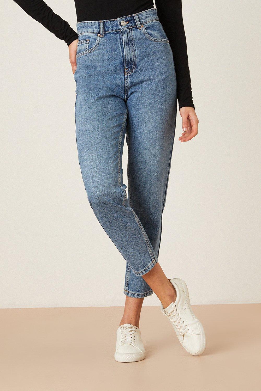 Womens Relaxed Fit Mom Jeans