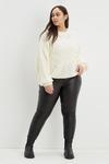 Dorothy Perkins Curve Chunky Cable Knitted Jumper thumbnail 2