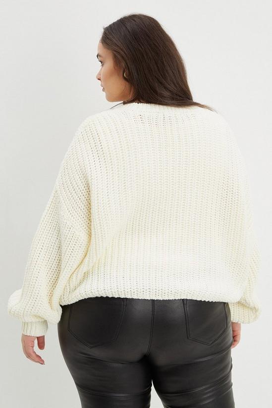Dorothy Perkins Curve Chunky Cable Knitted Jumper 3