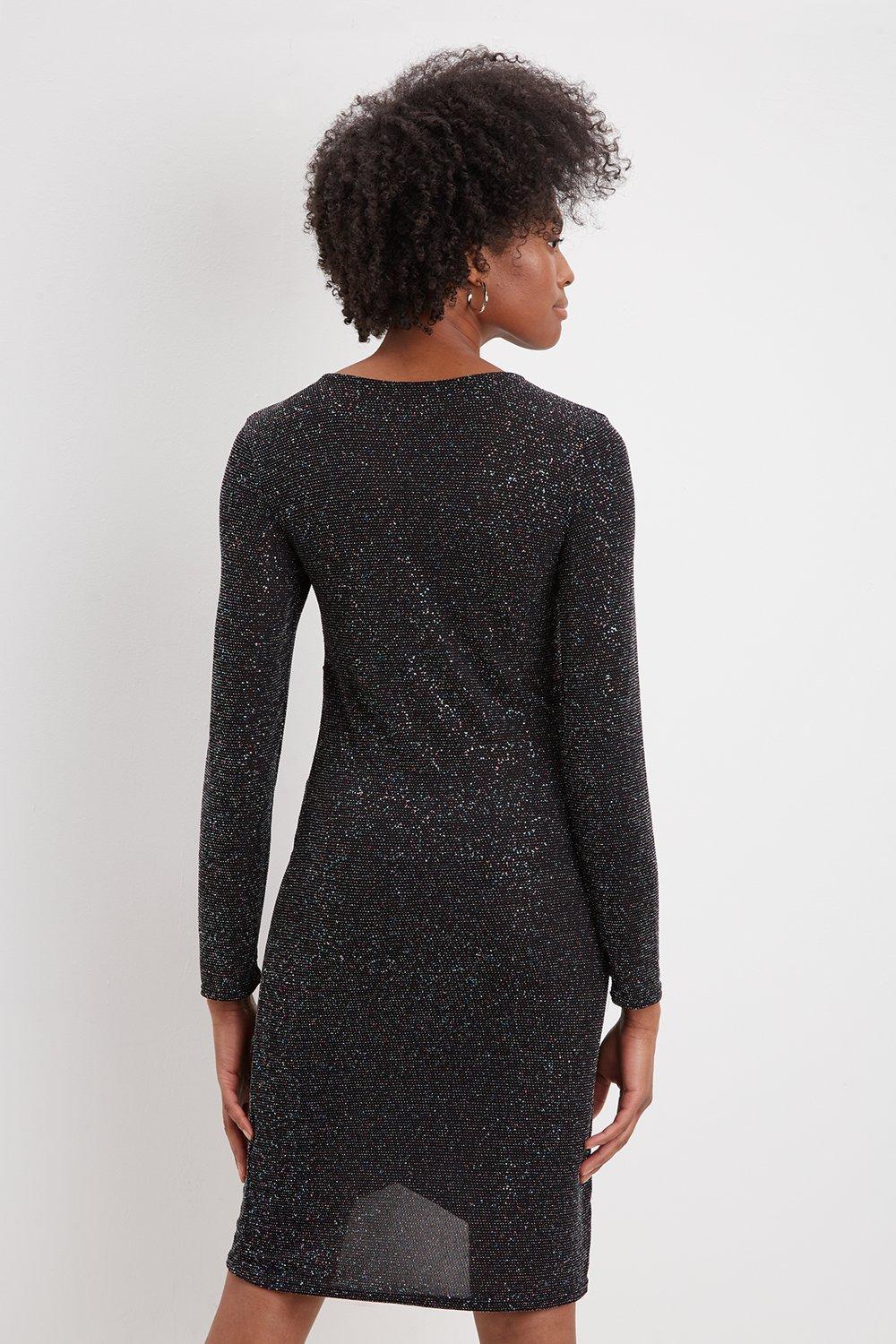 Dorothy perkins shop black sparkly dress