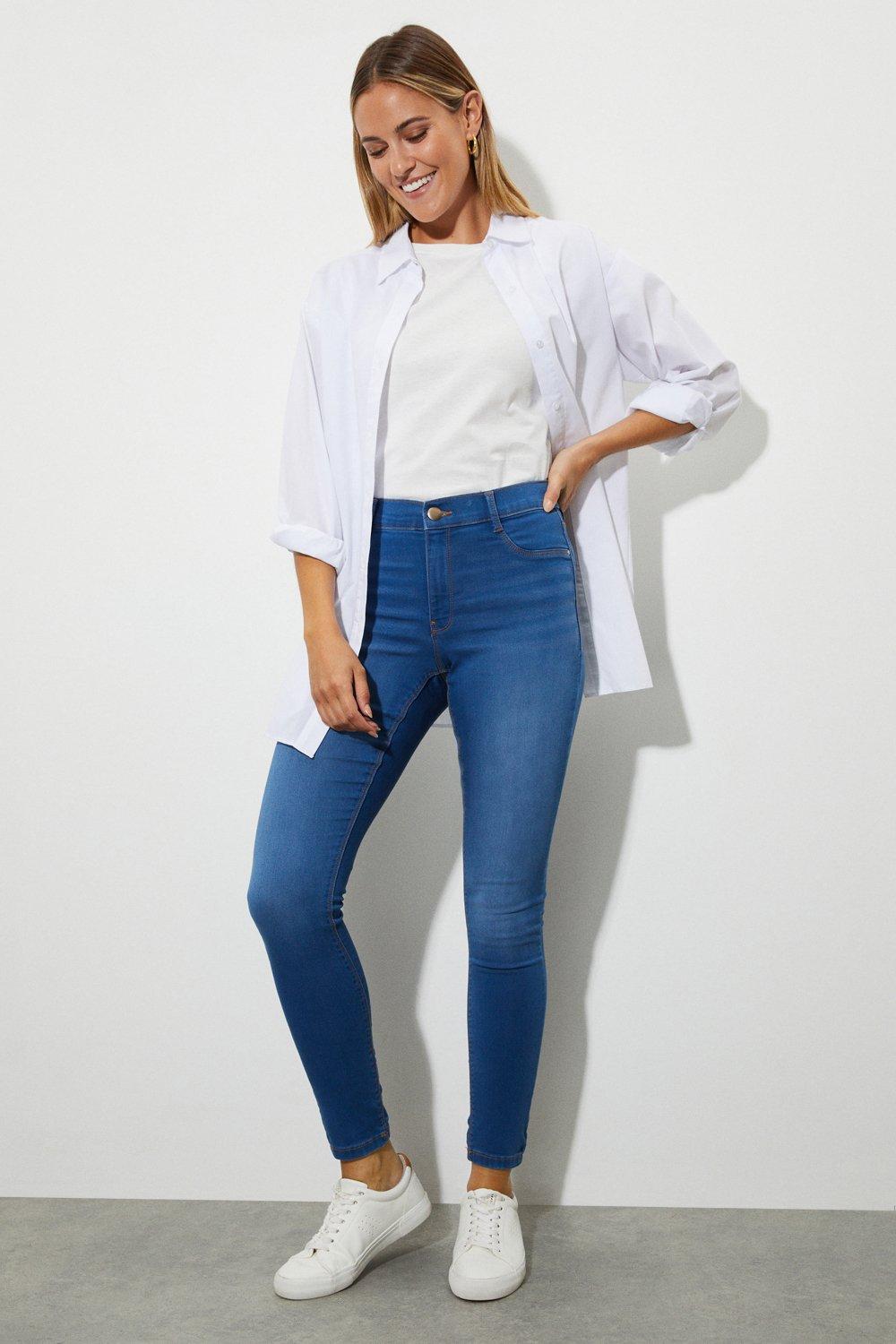Women’s Frankie Skinny Jeans - authentic midwash - 6S