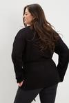 Dorothy Perkins Curve Knitted Tie Waist Cardigan thumbnail 3