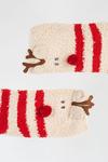 Dorothy Perkins Fluffy Striped Reindeer Socks thumbnail 3