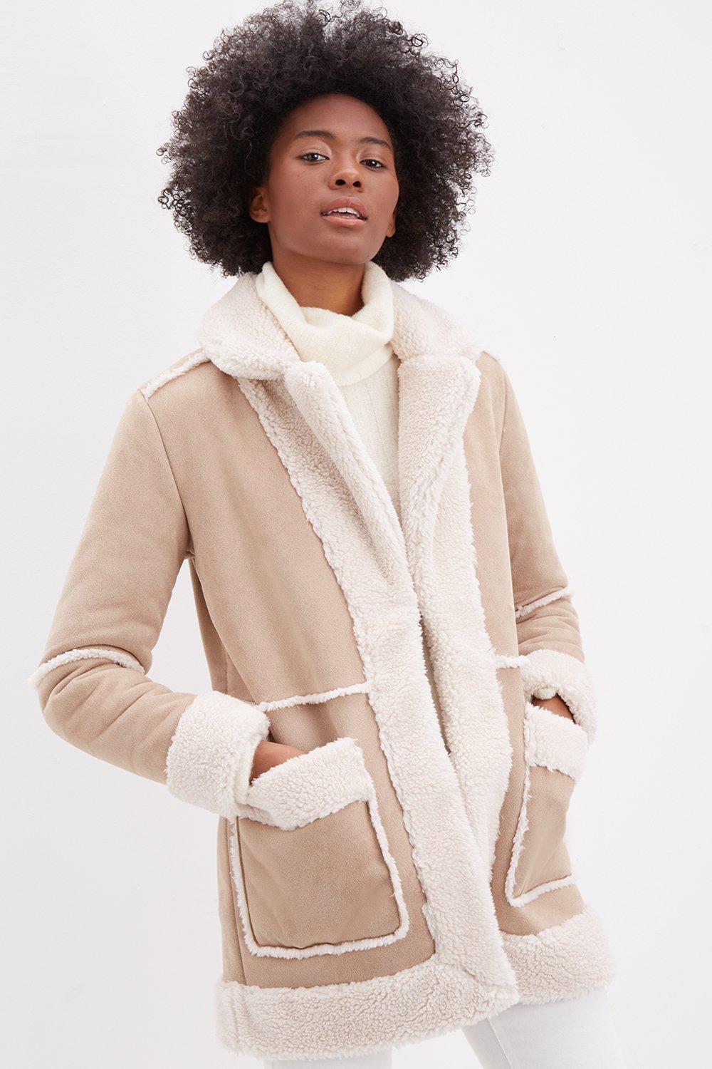 Dorothy perkins shearling outlet jacket