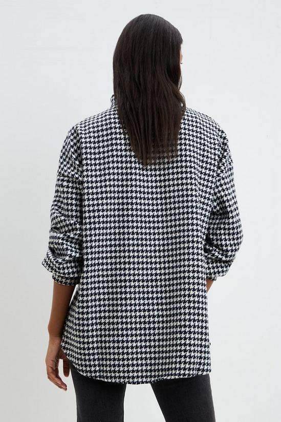 Dorothy Perkins Dogtooth Button Up Shacket 3